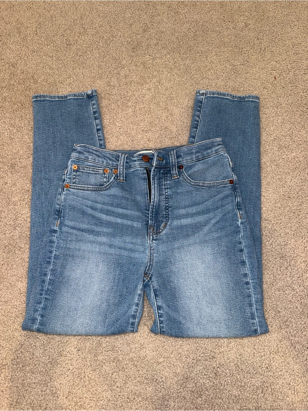 Madewell Light Blue Straight-Leg Women’s Jeans
